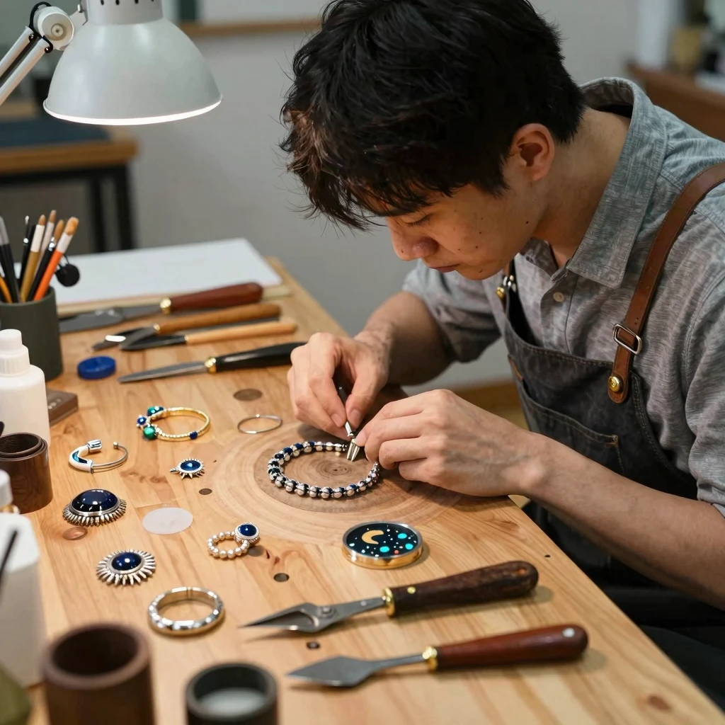 Master artisan at work for Phrixxenphaltron